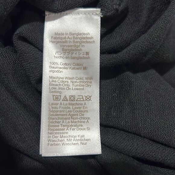 J. Crew Factory L1561 Cotton Teddie Sweater NWT/small hole  size XXL Black - Picture 7 of 10